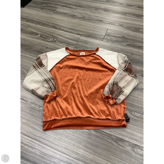 Top Long Sleeve By Bibi In Multi-colored, Size: M