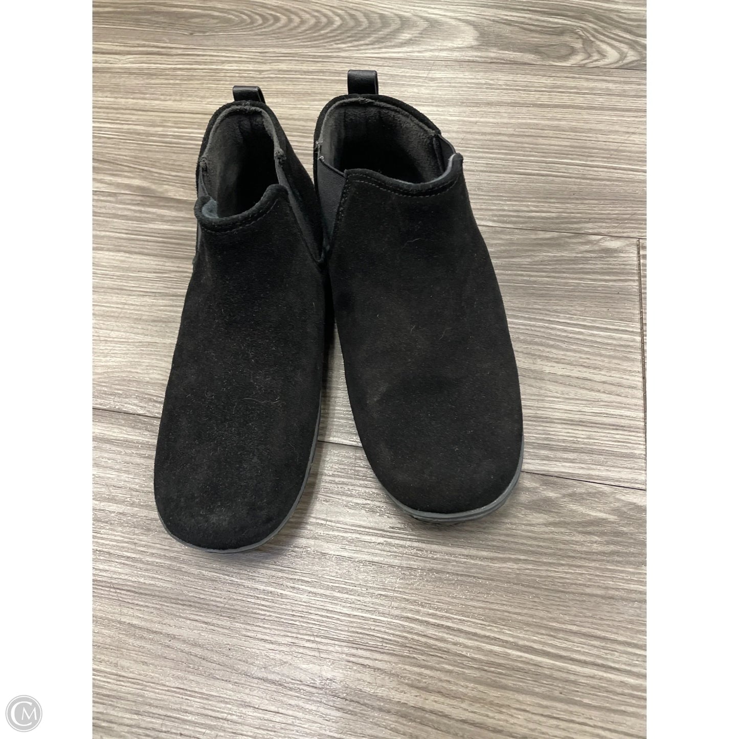 Boots Ankle Flats By Minnetonka In Black, Size: 8