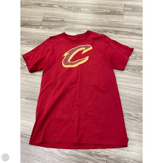 Athletic Top Short Sleeve By Clothes Mentor In Red, Size: M