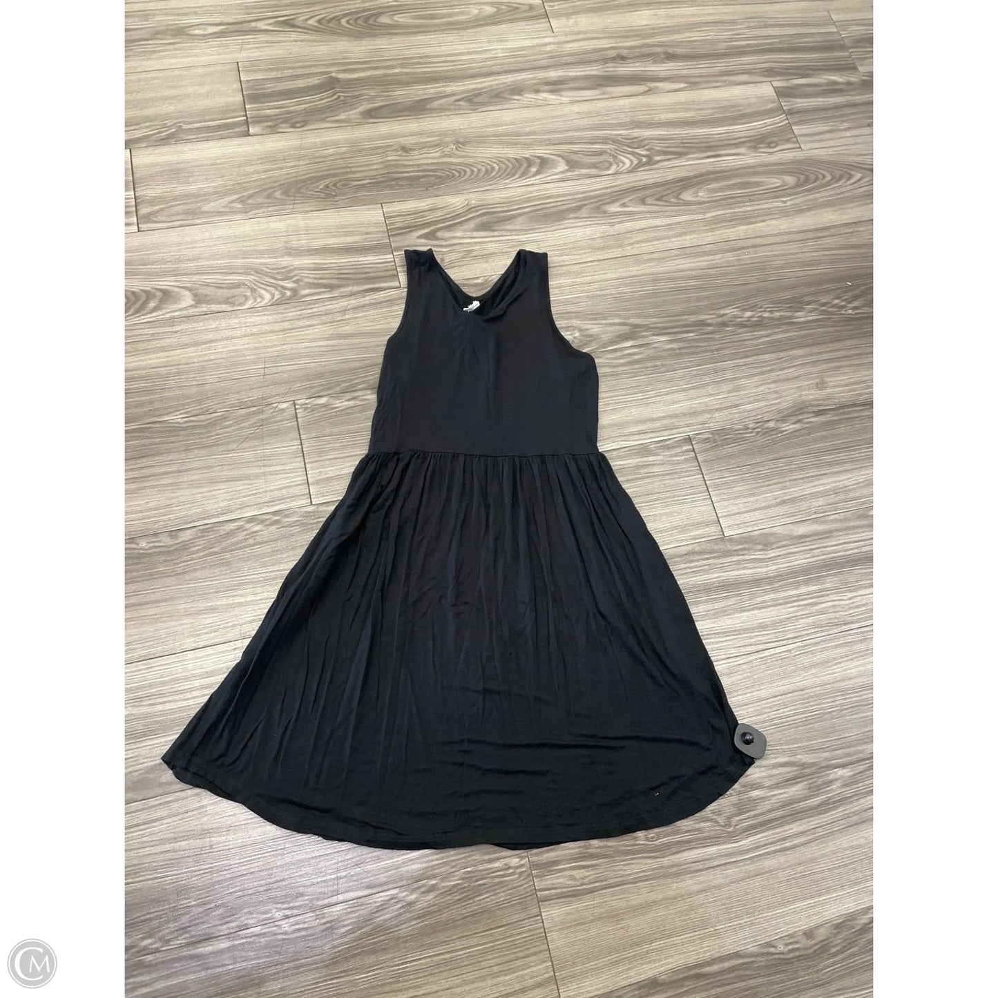 Dress Casual Midi By Clothes Mentor In Black, Size: L