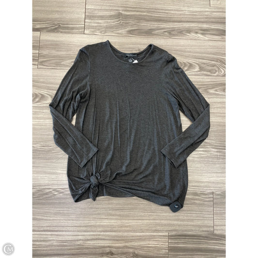 Top Long Sleeve By Joan Vass In Black, Size: 0x