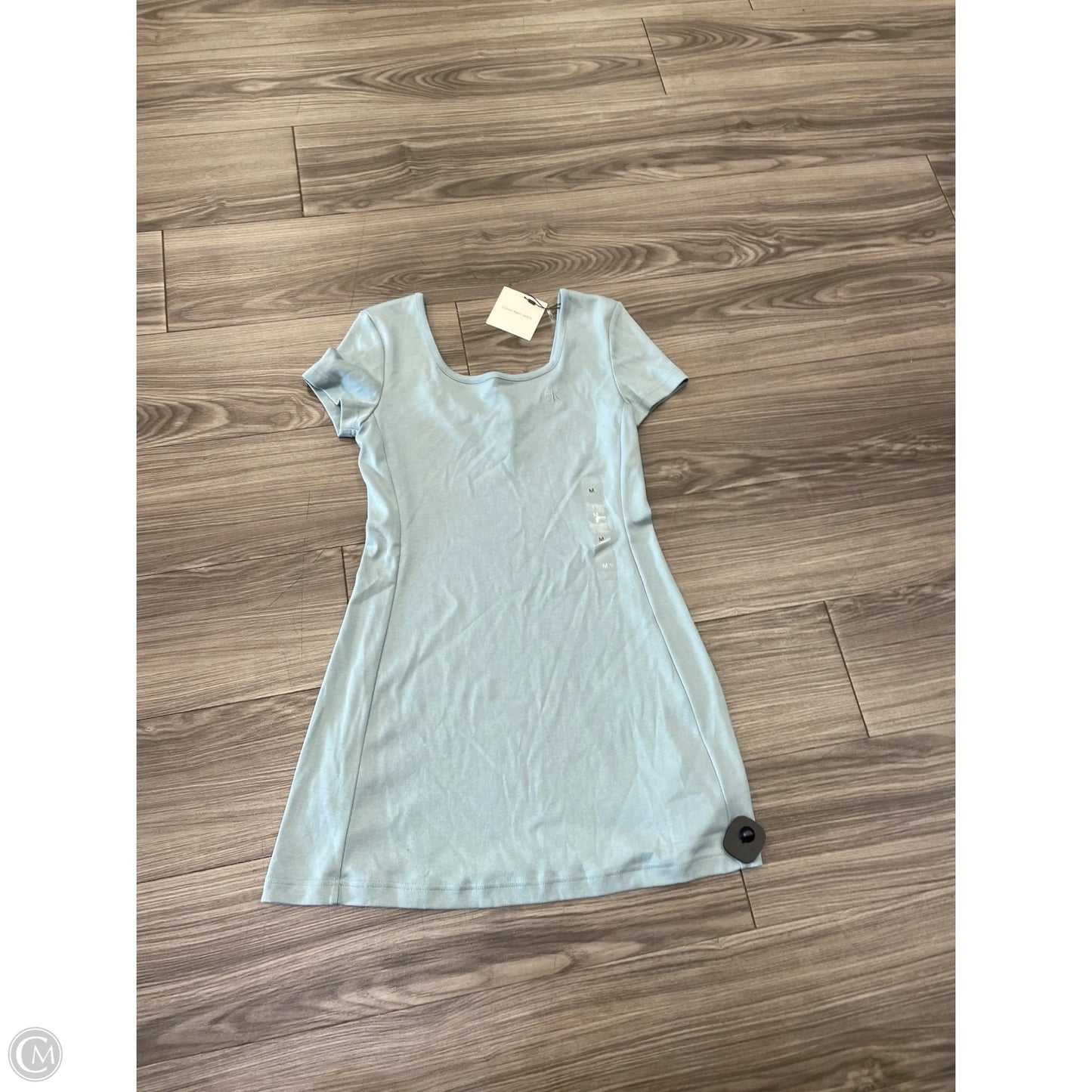 Dress Casual Short By Calvin Klein In Blue, Size: M