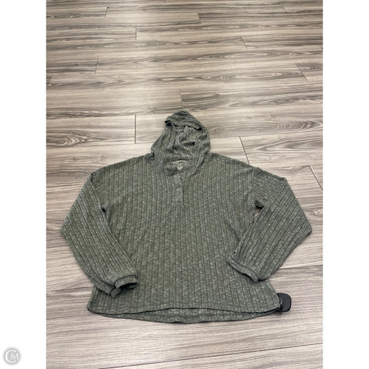 Sweatshirt Hoodie By American Eagle In Green, Size: S