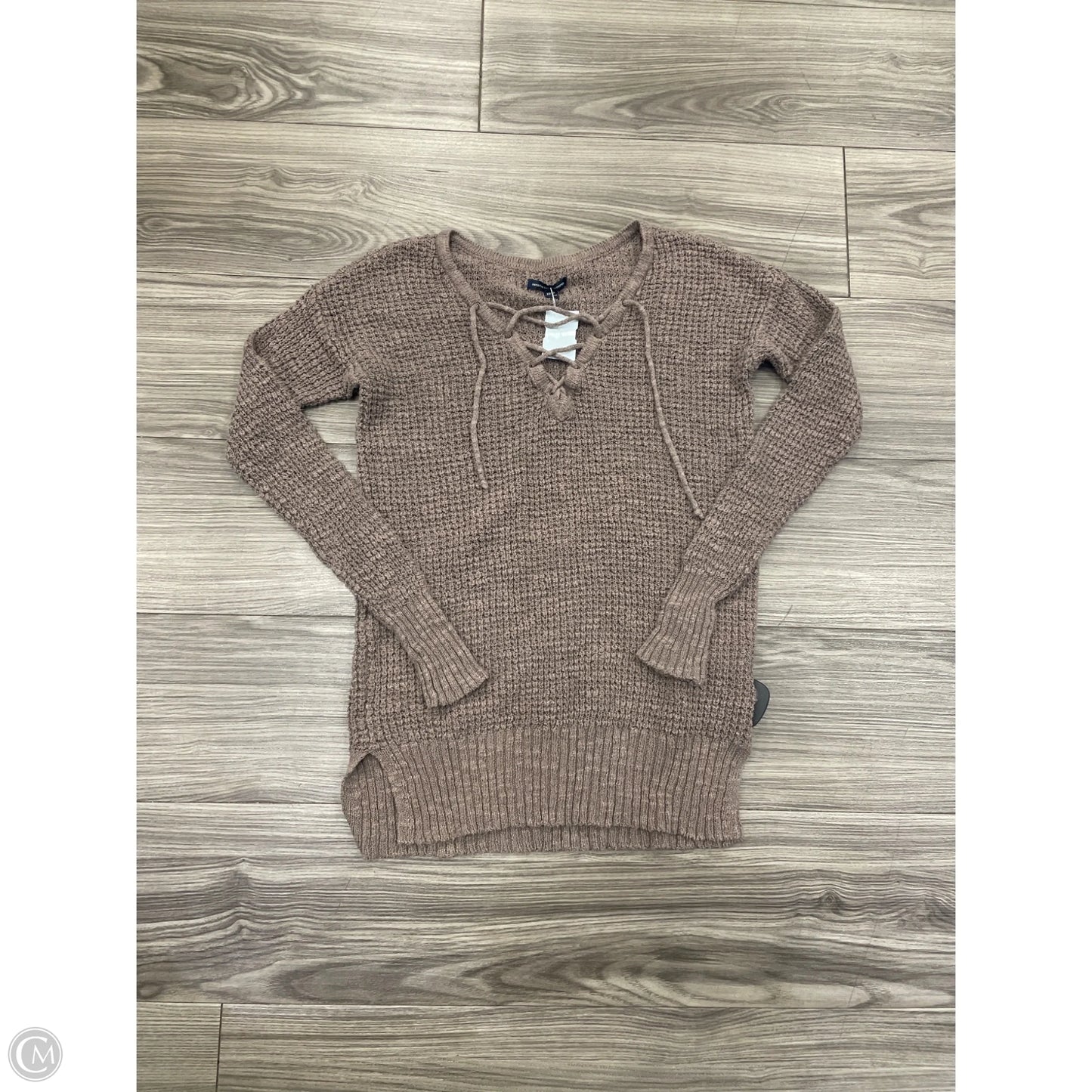 Sweatshirt Collar By American Eagle In Brown, Size: Xs