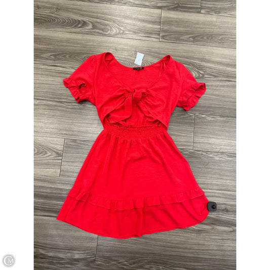 Dress Casual Midi By City Triangles In Red, Size: L
