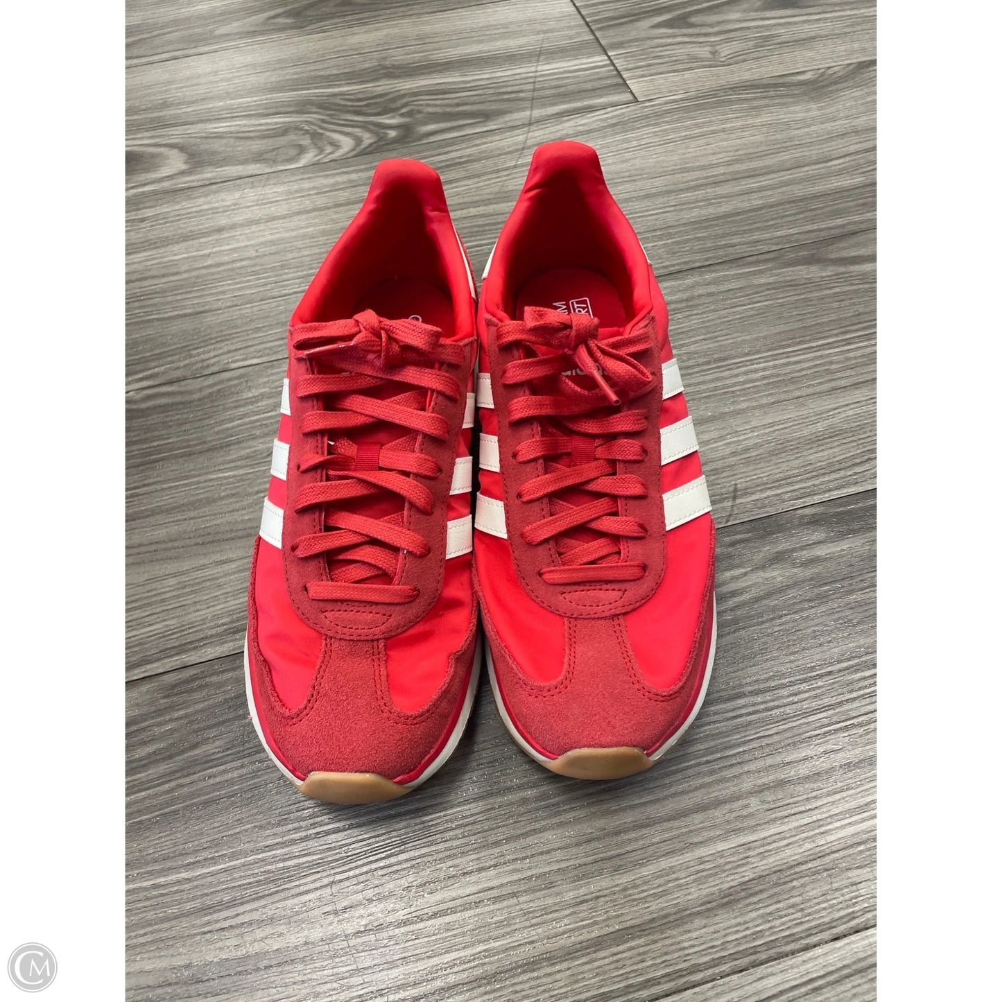 Shoes Athletic By Adidas In Red & White, Size: 10