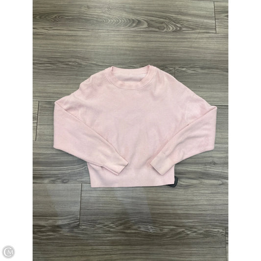 Sweatshirt Crewneck By Lululemon In Pink, Size: 6