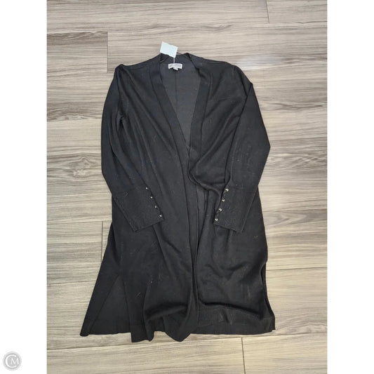 Cardigan By Jm Collections In Black, Size: M