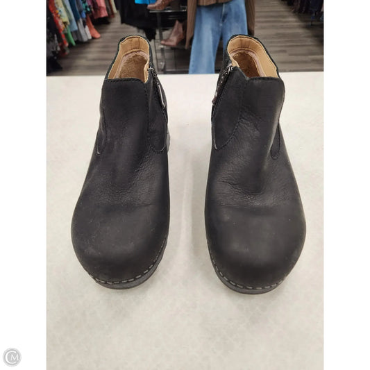 Boots Ankle Heels By Dansko In Black, Size: 9