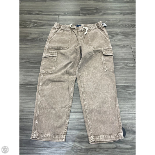 Jeans Wide Leg By Gap In Tan, Size: L