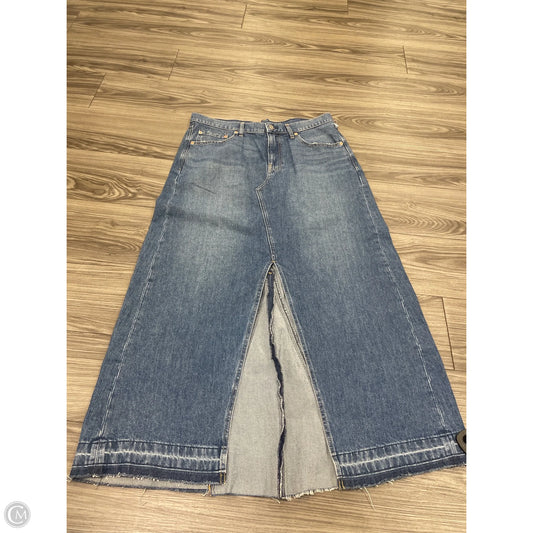 Skirt Maxi By Gap In Blue, Size: 14