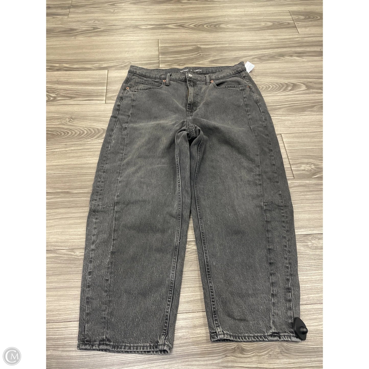 Jeans Wide Leg By Old Navy In Black, Size: 16