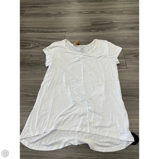 Top Short Sleeve Basic By Faded Glory In White, Size: M