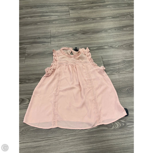 Top Sleeveless By Ana In Pink, Size: S