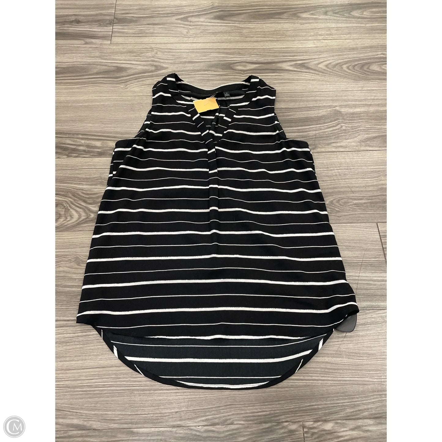 Top Sleeveless By Apt 9 In Striped Pattern, Size: Xs