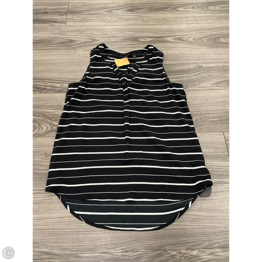 Top Sleeveless By Apt 9 In Striped Pattern, Size: Xs