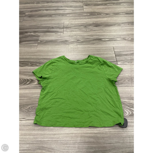 Top Short Sleeve Basic By Universal Thread In Green, Size: L
