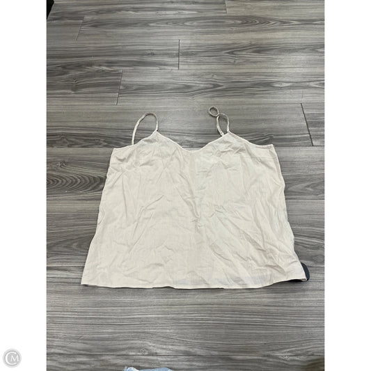 Tank Top By Clothes Mentor In Tan, Size: S