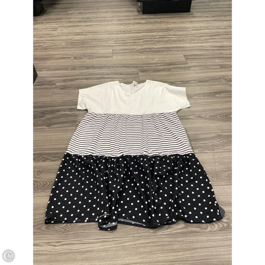 Dress Casual Midi By Clothes Mentor In Polkadot Pattern, Size: 2x