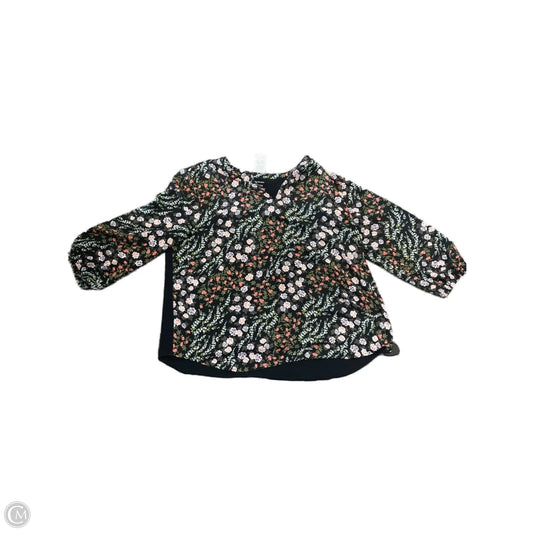 Top Long Sleeve By Van Heusen In Floral Print, Size: Xxl
