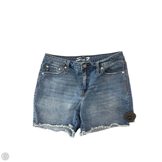 Shorts By Seven 7 In Blue Denim, Size: 10
