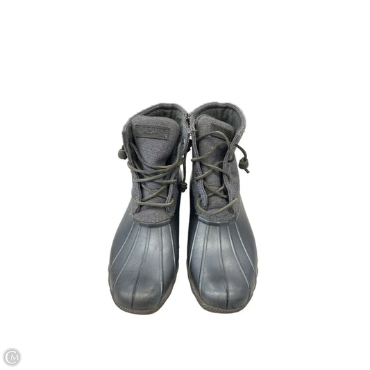 Boots Ankle Flats By Sperry In Grey, Size: 9
