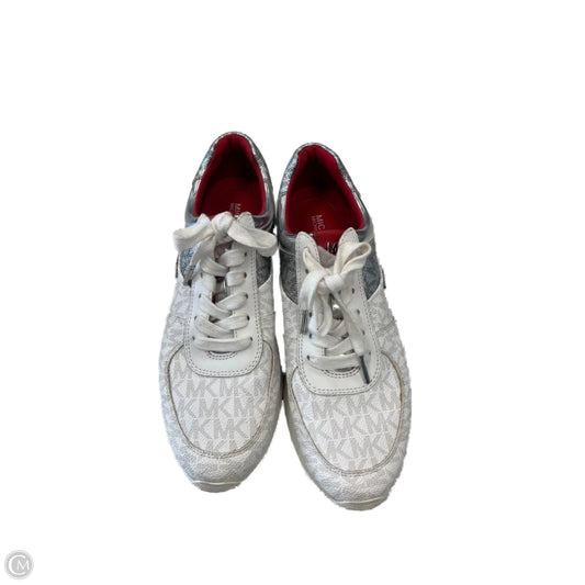 Shoes Designer By Michael Kors In Red & White, Size: 7.5