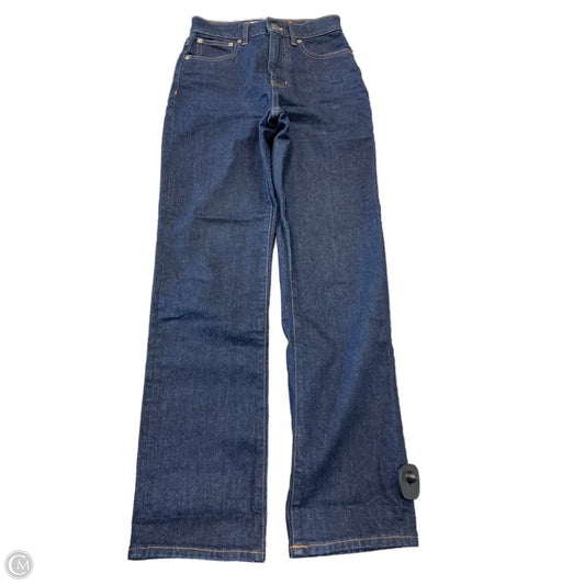 Jeans Straight By Madewell In Blue Denim, Size: 0