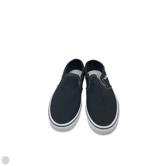Shoes Flats By Vans In Black, Size: 8
