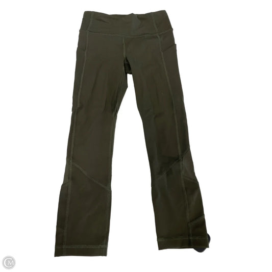 Athletic Capris By Lululemon In Green, Size: 2