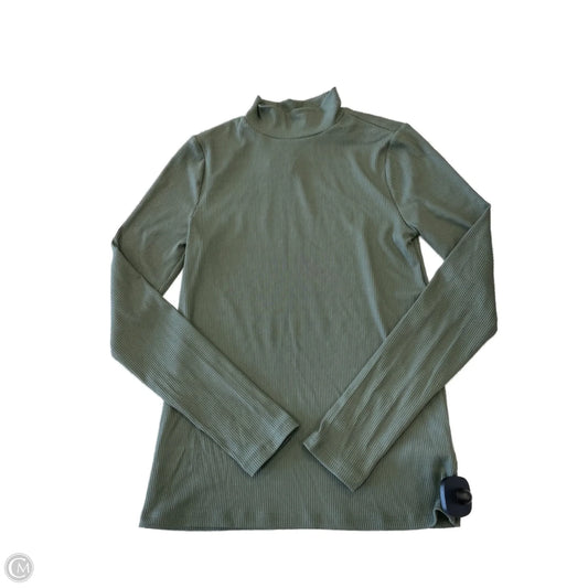 Top Long Sleeve Basic By No Boundaries In Green, Size: S