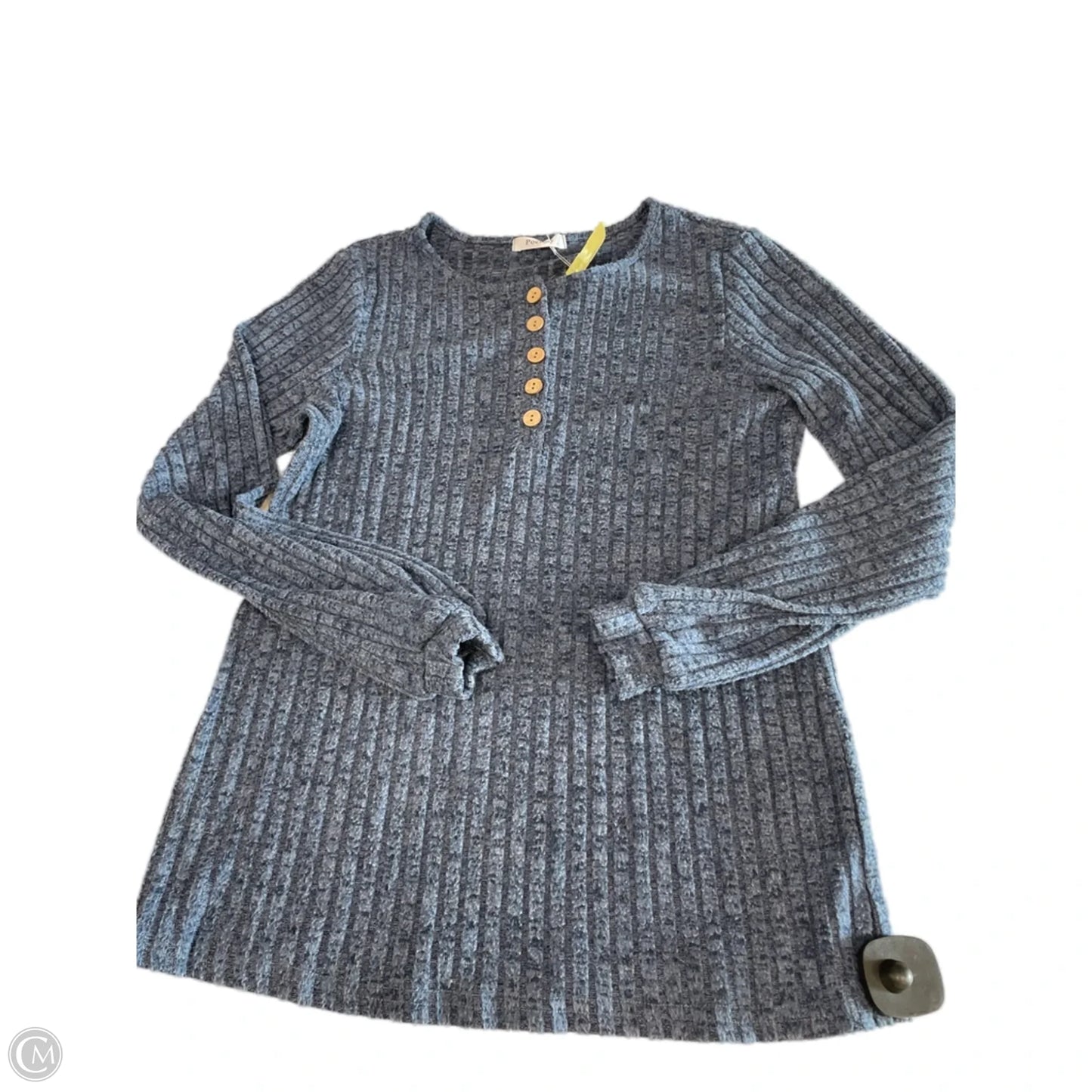Top Long Sleeve By Clothes Mentor In Blue, Size: M