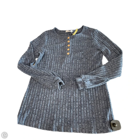 Top Long Sleeve By Clothes Mentor In Blue, Size: M
