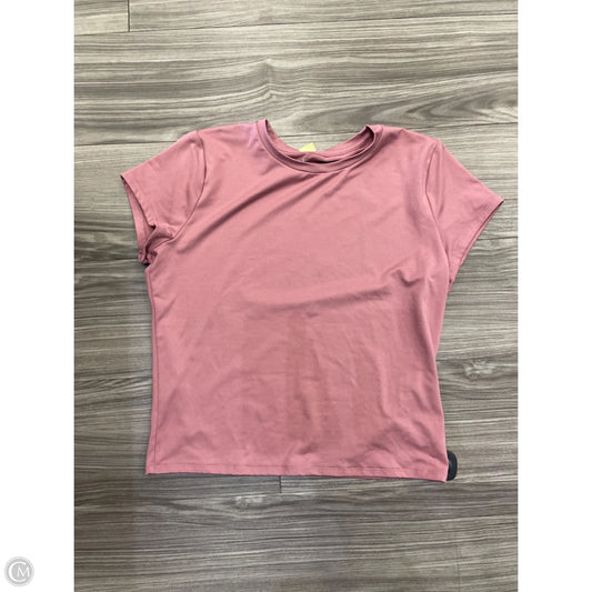 Top Short Sleeve By Hollister In Pink, Size: Xl
