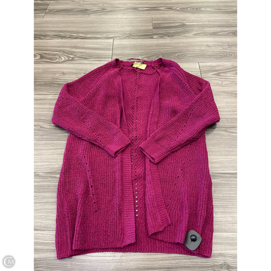 Cardigan By Clothes Mentor In Pink, Size: Xl
