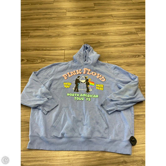 Sweatshirt Hoodie By Clothes Mentor In Blue, Size: 2x