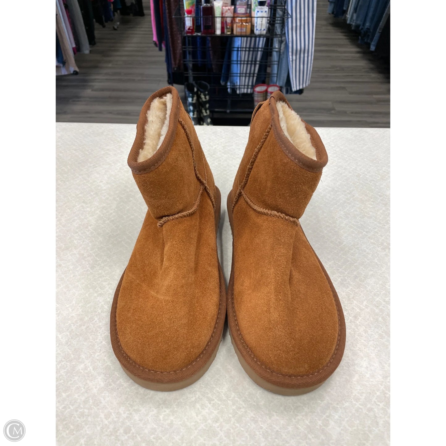 Boots Ankle Flats By Morgan Taylor In Brown, Size: 8