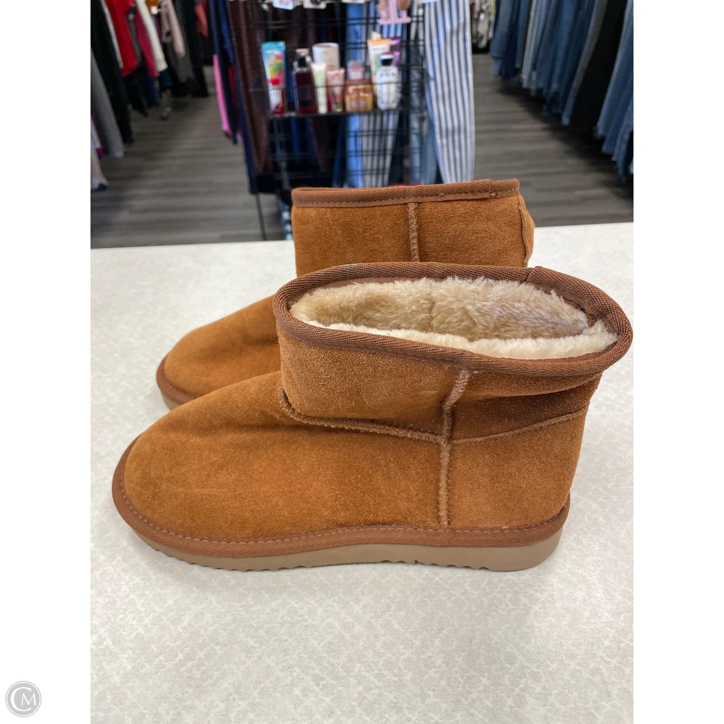 Boots Ankle Flats By Morgan Taylor In Brown, Size: 8
