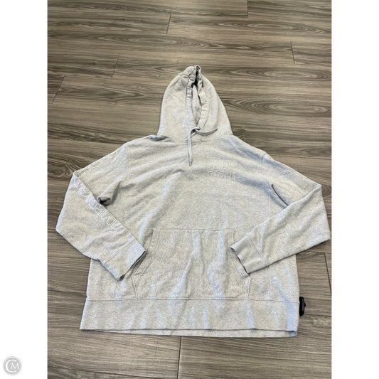 Sweatshirt Hoodie By American Eagle In Grey, Size: Xl