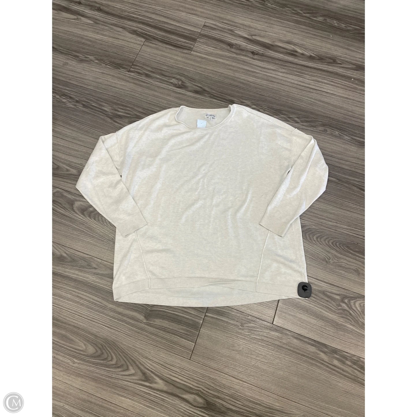 Top Long Sleeve By Wonderly In Cream, Size: M