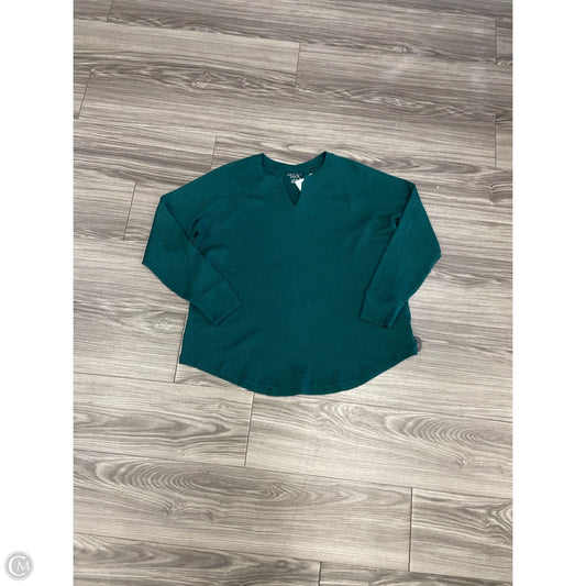 Top Long Sleeve By American Eagle In Green, Size: Xl