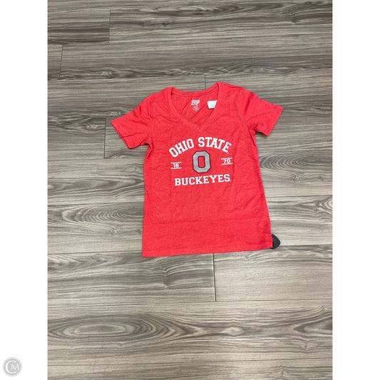 Top Short Sleeve Basic By Blue 84 In Red, Size: M