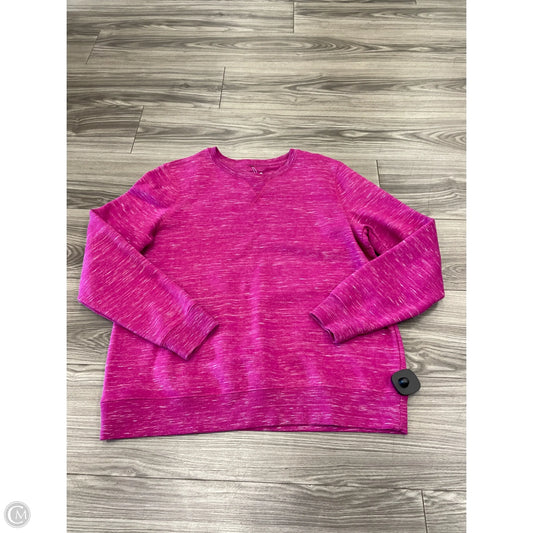 Sweatshirt Crewneck By Dip In Pink, Size: L