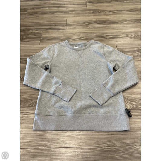 Sweatshirt Crewneck By Tek Gear In Grey, Size: M
