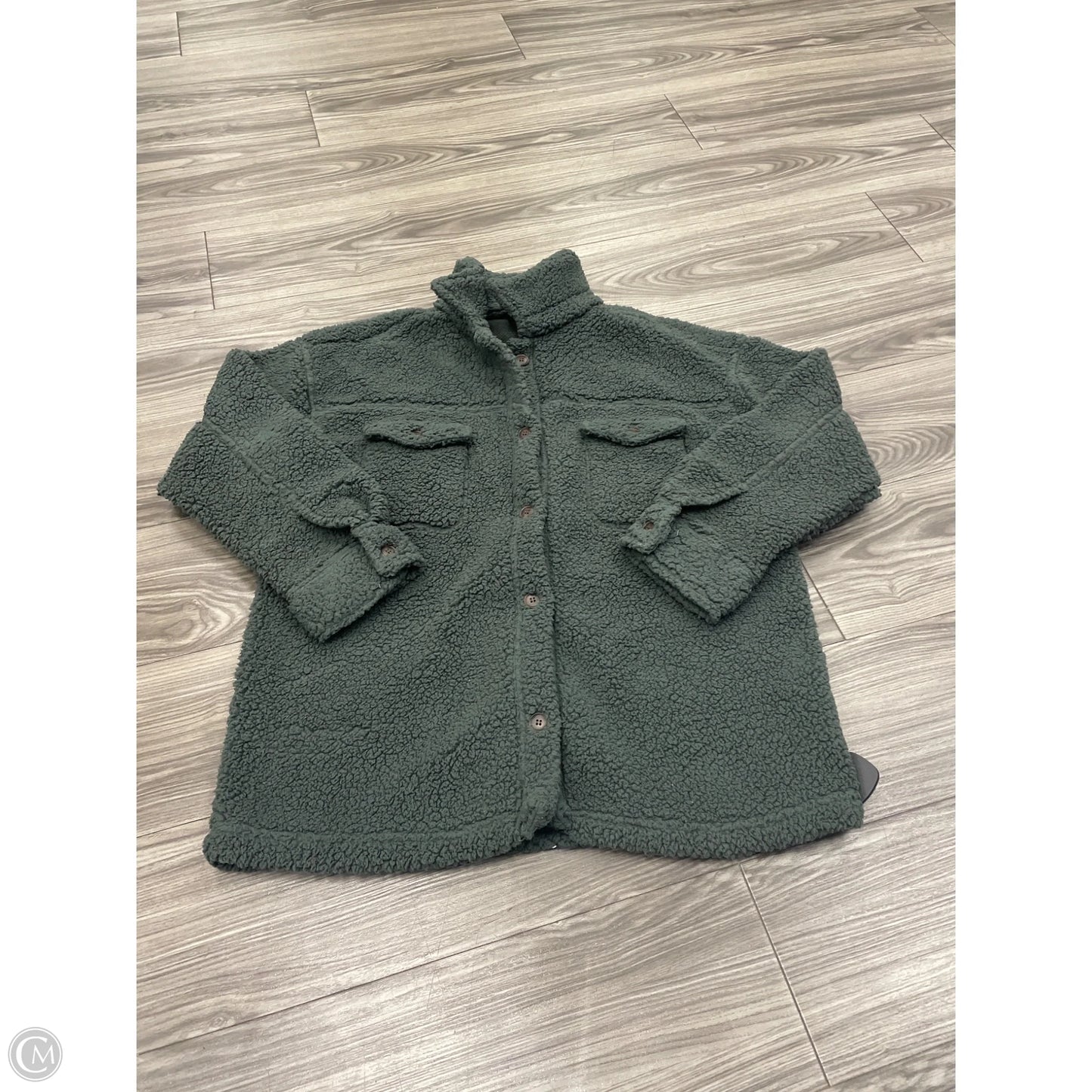 Jacket Faux Fur & Sherpa By 32 Degrees In Green, Size: M