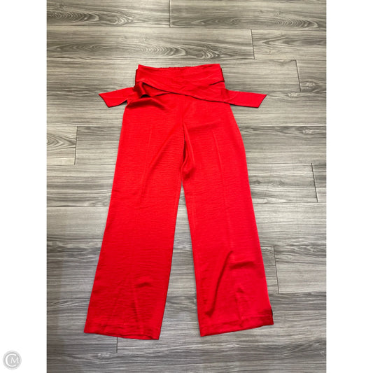 Pants Wide Leg By Express In Red, Size: M