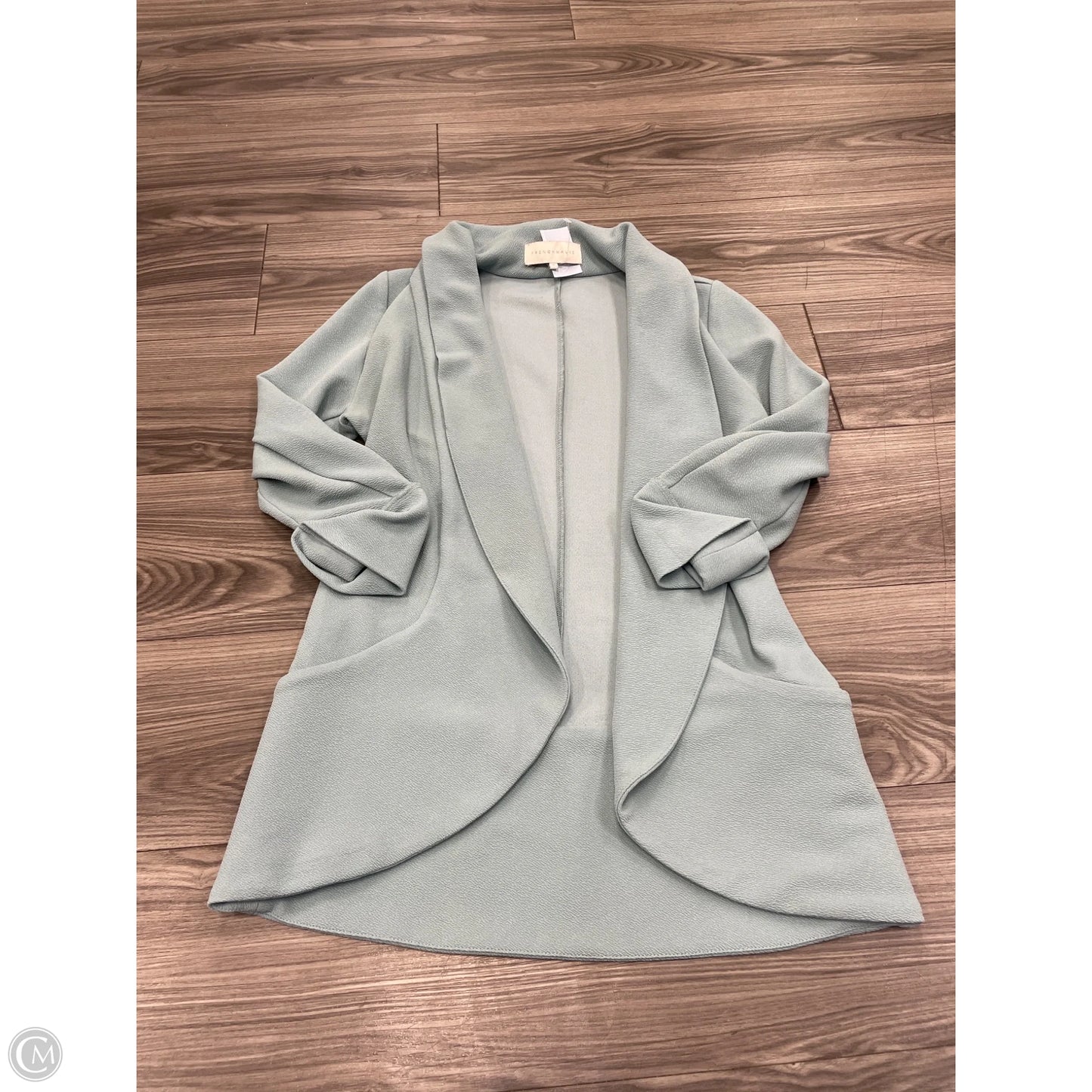 Blazer By Clothes Mentor In Teal, Size: S