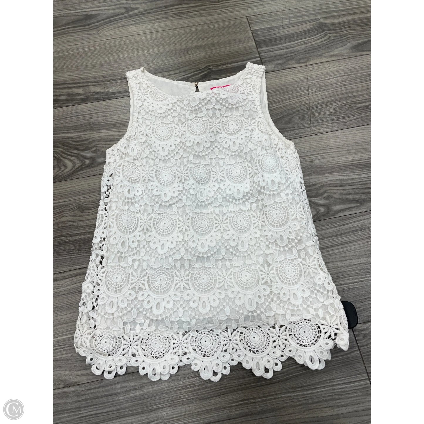 Tank Top Designer By Lilly Pulitzer In Cream, Size: Xs