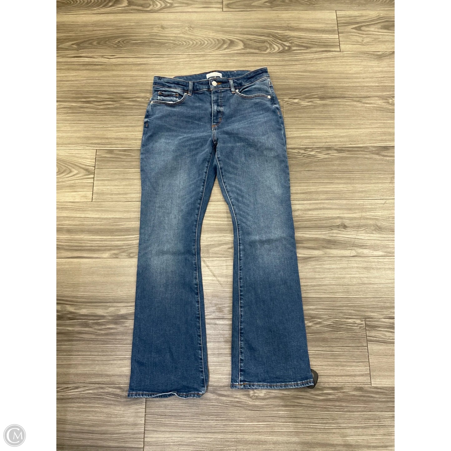 Jeans Boot Cut By Loft In Blue Denim, Size: 6