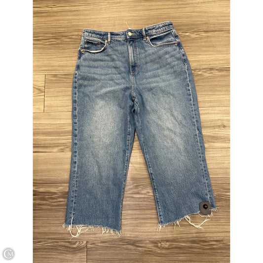 Jeans Wide Leg By Loft In Blue Denim, Size: 12